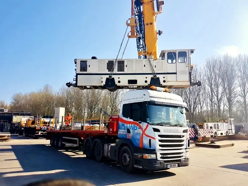 WB Services Hiab and crane hire: heavy haulage